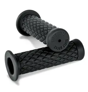 B16-1004 Burly Brand Rubber Diamondback Grips 7/8in - Black B16-1004 Burly Brand Rubber Diamondback Grips 7/8in - Black