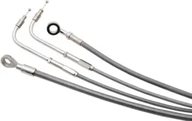 B30-1160 Burly Brand Cable And Brake Line Kits Stainless Braid 18 Inch Gorilla Bars