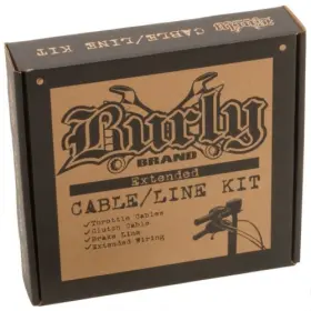 B30-1162 Burly Brand 16 Inch Ape Hanger Cable Kit Abs Stainless Steel B30-1162 Burly Brand 16 Inch Ape Hanger Cable Kit Abs Stainless Steel