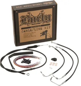 B30-1257 Burly Brand Control Kit Fits 12 Inch T Bars Black Non Abs B30-1257 Burly Brand Control Kit Fits 12 Inch T Bars Black Non Abs
