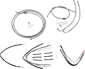 Cr4l30b9so Burly Brand 18in Ss Ape Hanger Control Kit Wo Abs Harley Road Glide Custom 15-16 Cr4l30b9so Burly Brand 18in Ss Ape Hanger Control Kit Wo Abs Harley Road Glide Custom 15-16