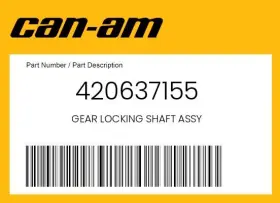 420637155 Can-am Genuine Gear Locking Shaft Assy -