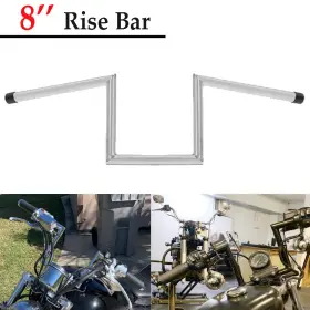Mpphl008105 Cequent Unbranded Mpphl008105/03-ch/bk-12f 8 Inch Rise 1 Ape Hanger Handlebars Drag Z-bar Chrome For Harley Honda Kawasaki Mpphl008105 Cequent Unbranded Mpphl008105/03-ch/bk-12f 8 Inch Rise 1 Ape Hanger Handlebars Drag Z-bar Chrome For Harley Honda Kawasaki