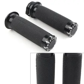 Comebuybestus 425124651707 2pcs 1 Inch Black Handlebar Hand Grips For Harley Roadster 2016-2020