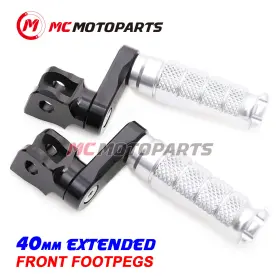 Clcrfpfg25b40mmbkmccpxxcc001 Createmotor For Ducati Multistrada 1100 2007-2009 40mm Lowering Rider Front Cnc Foot Pegs Clcrfpfg25b40mmbkmccpxxcc001 Createmotor For Ducati Multistrada 1100 2007-2009 40mm Lowering Rider Front Cnc Foot Pegs