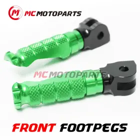Clcrfpfg48bkmccpxxcc001 Createmotor For Kawasaki Ninja 1000 2014-2017 Replacement Rider Front Cnc Billet Foot Pegs