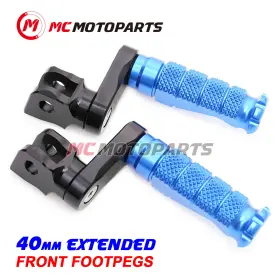 Clcrfpfg9540mmbkmccpxxcc001 Createmotor For Yamaha Tracer 900 Gt 2019-2020 40mm Lowering Rider Front Cnc Foot Pegs