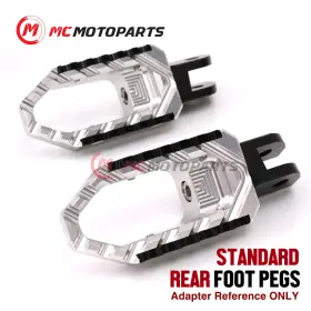 Clcrfprr03bktourbkthbkcc010 Createmotor For Aprilia Shiver 750 2010-2016 Replacement Passenger Rear Foot Pegs