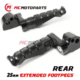 Clcrfprr1825mmbkmccpxxcc031 Createmotor For Buell Xb12s Lightning 2004 R-fight 1 Inch Lowering Rear Passenger Foot Pegs