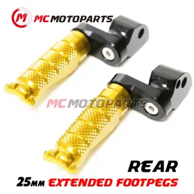Clcrfprr2225mmbkmccpxxcc056 Createmotor For Ducati 748 /s/r All Year R-fight 1 Inch Lowering Rear Passenger Foot Pegs