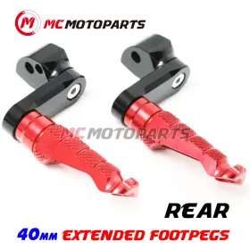 Clcrfprr2740mmbkmccpxxcc083 Createmotor For Ducati Sporttouring St3s Abs 2006-2007 Lowering 1.5 Inch Rear Foot Pegs Clcrfprr2740mmbkmccpxxcc083 Createmotor For Ducati Sporttouring St3s Abs 2006-2007 Lowering 1.5 Inch Rear Foot Pegs