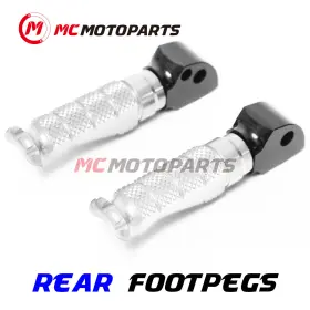 Clcrfprr32bkmccpxxcc098 Createmotor For Honda Cbr600f Pc41 2012-2015 Rear Passenger Cnc Billet Foot Pegs