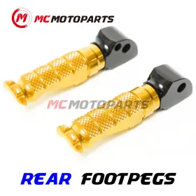 Clcrfprr36bkmccpxxcc101 Createmotor For Honda Cbr 300r Abs 2015-2017 Rear Passenger Cnc Billet Foot Pegs