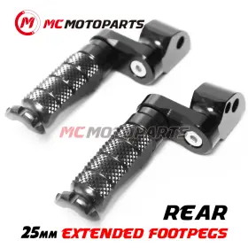 Clcrfprr5425mmbkmccpxxcc179 Createmotor For Mv Agusta F4 1000 2007 R-fight 1 Inch Lowering Rear Passenger Foot Pegs