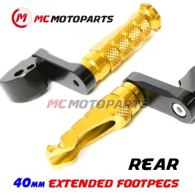 Clcrfprr5940mmbkmccpxxcc192 Createmotor For Suzuki Gsxr 750 2001-2005 Lowering 1.5 Inch Rear Passenger Foot Pegs Clcrfprr5940mmbkmccpxxcc192 Createmotor For Suzuki Gsxr 750 2001-2005 Lowering 1.5 Inch Rear Passenger Foot Pegs