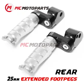 Clcrfprr8925mmbkmccpxxcc254 Createmotor For Yamaha Tdm 900 2002-2013 R-fight 1 Inch Lowering Rear Passenger Foot Pegs Clcrfprr8925mmbkmccpxxcc254 Createmotor For Yamaha Tdm 900 2002-2013 R-fight 1 Inch Lowering Rear Passenger Foot Pegs