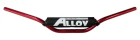 23-97854 Cru Products Emgo Handlebar Bars 7/8 Inch Red 7075 T6 Aluminum Fits Kawasaki Kx Dirt Bike Mx