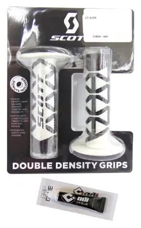 51-1272 Cru Products Scott Diamond 7/8 Grip Wglue Mx Black White For Honda Kawasaki Yamaha Suzuki Ktm 51-1272 Cru Products Scott Diamond 7/8 Grip Wglue Mx Black White For Honda Kawasaki Yamaha Suzuki Ktm