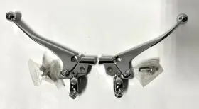 Cs-0463 Cs 1464846465468 Triumph Chrome Ball End Clutch And Brake Lever Set New Old Stock