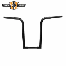 31007182 Custom Chrome Ape Hanger Bar 1-1/4 Inch Fat 18 Rise Handlebar Fit For Harley Softail Sportster Xl