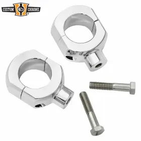32004008 Custom Chrome Universal 2 Inch Handlebar Top Risers Fit For Harley-davidson 32004008 Custom Chrome Universal 2 Inch Handlebar Top Risers Fit For Harley-davidson