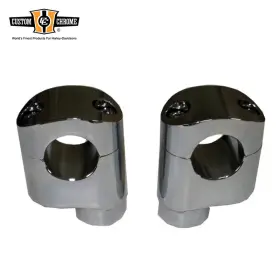 617710 Custom Chrome Offset 1-1/4 Inch Handlebar Risers Fit For Harley Davidson Big Twin 617710 Custom Chrome Offset 1-1/4 Inch Handlebar Risers Fit For Harley Davidson Big Twin