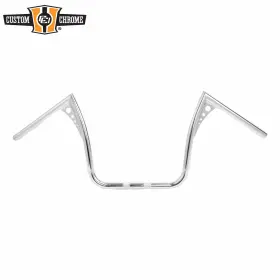 697161 Custom Chrome 1 Inch Handlebar 14 Rise Ape Hanger Bar Fits For 82-13 Harley Touring Flh/flht 697161 Custom Chrome 1 Inch Handlebar 14 Rise Ape Hanger Bar Fits For 82-13 Harley Touring Flh/flht