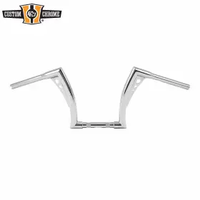 697172 Custom Chrome 1.25 Inch Fat Handlebar 11 Rise Hanger Bar Fit For Harley Electra Glide Flht