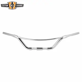31089058 Custom Chrome / Jammer 1.25 Inch Fat Low Hollywood Handlebar For Harley Springer 1 Clamp 31089058 Custom Chrome / Jammer 1.25 Inch Fat Low Hollywood Handlebar For Harley Springer 1 Clamp