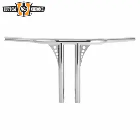 31058148 Custom Chrome / Santee 14 Inch Rise 1.25 T-bar Straight-up Handlebar Fit For Harley 3.5 C To Hole 31058148 Custom Chrome / Santee 14 Inch Rise 1.25 T-bar Straight-up Handlebar Fit For Harley 3.5 C To Hole