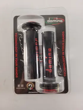 A01041c4440b7-0 Domino Motogp Grips Dual-compound Black Red A01041c4440b7-0 Domino Motogp Grips Dual-compound Black Red
