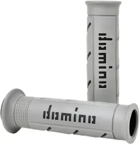 A25041c4052 Domino Xm2 Grip - Gray/black Motorcycle Street Bike Dirt 0630-1785