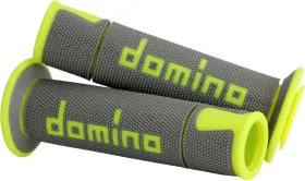 Domino A45041c5052b7-0 A450 Road Racing Grip - Gray/flo Yellow