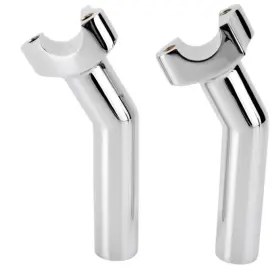 0602-0410 Drag Specialties - Forged Aluminum Pullback Risers 5.5 Inch Chrome
