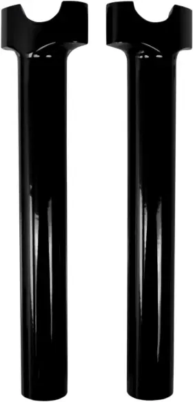 0602-0517 Drag Specialties 1-1/4 Inch Straight Buffalo Risers - 10 Black