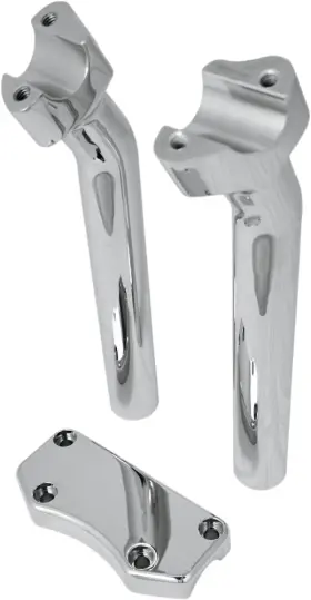 0602-0594 Drag Specialties 9.5 Inch Handlebar Risers With 1.5 Pullback - Chrome 0602-0594 Drag Specialties 9.5 Inch Handlebar Risers With 1.5 Pullback - Chrome