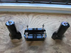 0602-0605 Drag Specialties Handlebar Riser And Top Clamp Kit 1-1/2 Inch