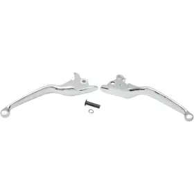 0610-0127 Drag Specialties Wide Blade Lever Set - Chrome
