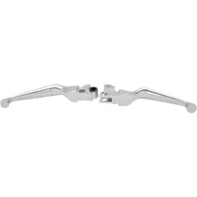 0610-0141 Drag Specialties Slotted Wide Blade Lever Set - Chrome