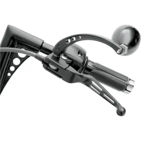 0610-0142 Drag Specialties Slotted Wide Blade Lever Set - Black