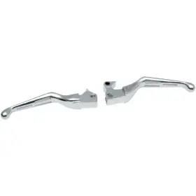 0610-0632 Drag Specialties Slotted Wide Blade Lever Set - Chrome 0610-0632 Drag Specialties Slotted Wide Blade Lever Set - Chrome