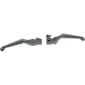 0610-0633 Drag Specialties Black Slotted Levers 0610-0633 Drag Specialties Black Slotted Levers