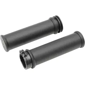 0630-0373 Drag Specialties Small Diameter Grips With Sleeve - Black 0630-0373 Drag Specialties Small Diameter Grips With Sleeve - Black