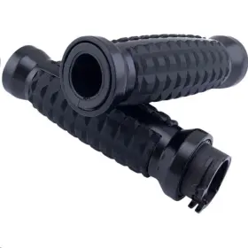 0630-2640 Drag Specialties Grenade Grips - Matte Black