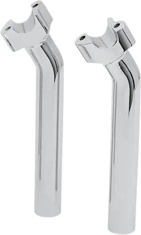 1803-1513 Drag Specialties Buffalo Billet Aluminum Handlebar Risers - 9 Inch Chrome 1803-1513 Drag Specialties Buffalo Billet Aluminum Handlebar Risers - 9 Inch Chrome