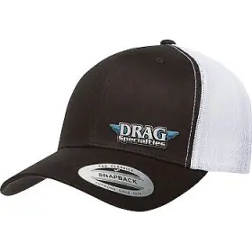 2501-4045 Drag Specialties Hats Osfm Black/white 2501-4045 Drag Specialties Hats Osfm Black/white