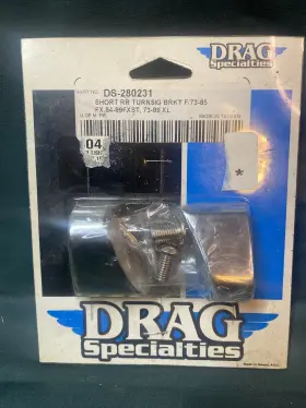 Ds-280231 Drag Specialties Short Rear Chrome Turn Signal Brackets