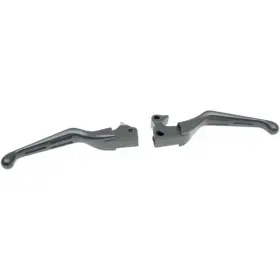 H07-0769b-c Drag Specialties Slotted Wide Blade Clutch Lever - Black Motorcycle