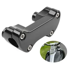 Dreamhighh 550754383022 2 Inch Handlebar Riser And Top Clamp For Harley Dyna Softail Sportster Street Bob Dreamhighh 550754383022 2 Inch Handlebar Riser And Top Clamp For Harley Dyna Softail Sportster Street Bob
