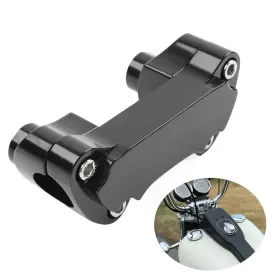 Dreamhighh 810000370511 1pair 2 Inch Handlebar Riser&top Clamp Fit Harley Dyna Softail Sportster Street Bob Dreamhighh 810000370511 1pair 2 Inch Handlebar Riser&top Clamp Fit Harley Dyna Softail Sportster Street Bob